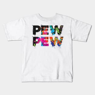 Pew Pew - Funny Paintball Kids T-Shirt